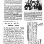 Alésia Cosmos - extraits de presse - 1983