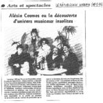 Alésia Cosmos - extrait de presse - 1983